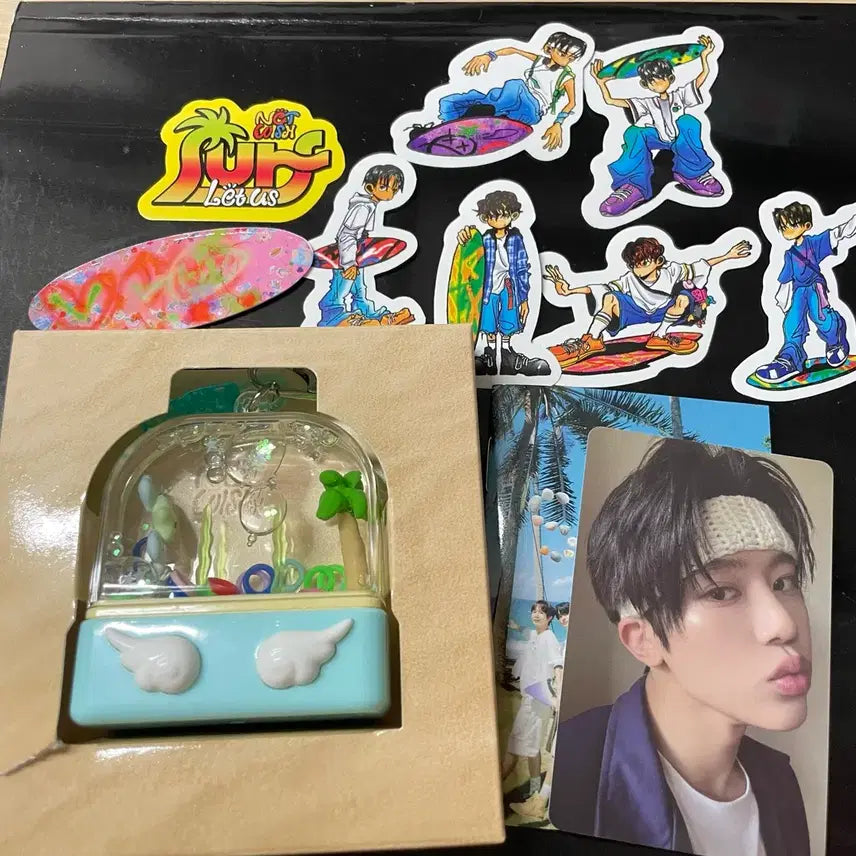 엔시티 위시 서프 미니 앨범 개봉 시온 포카