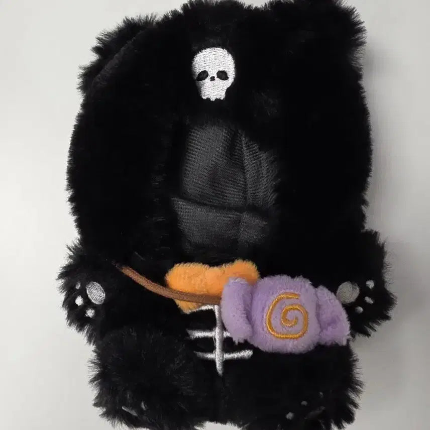 10cm 인형옷 스컬 곰돌이