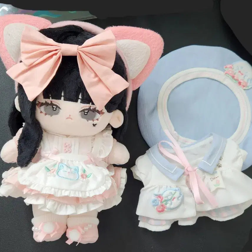 개인제작 20cm 솜인형 옷 두벌 일괄