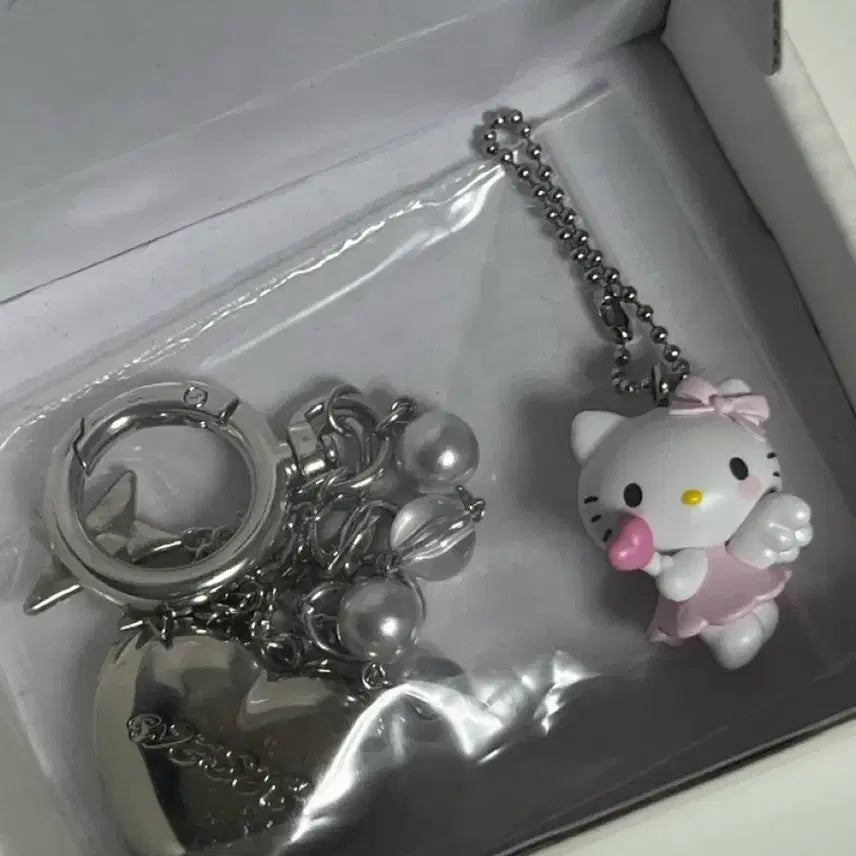 엔시티 위시 스테디 팝업 하트 펜던트 키링 유우시 키티