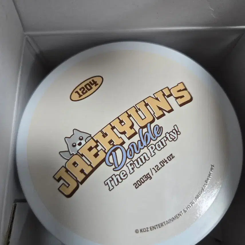 보넥도 명재현 Double The Fun Party 생일 엠디 접시 캔들