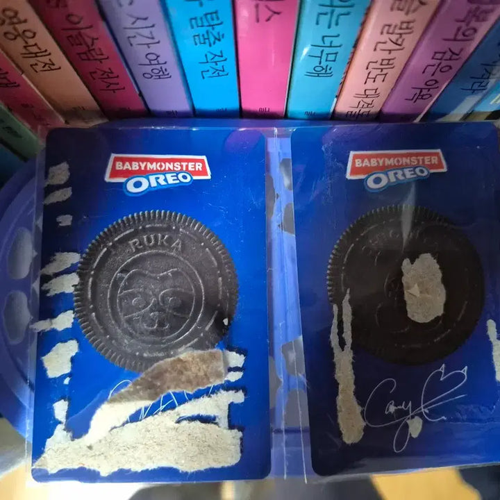 베이비몬스터 오레오 콜라보 포카 한정판