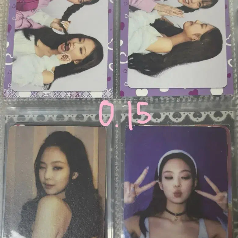 블랙핑크 제니 포토카드 판매