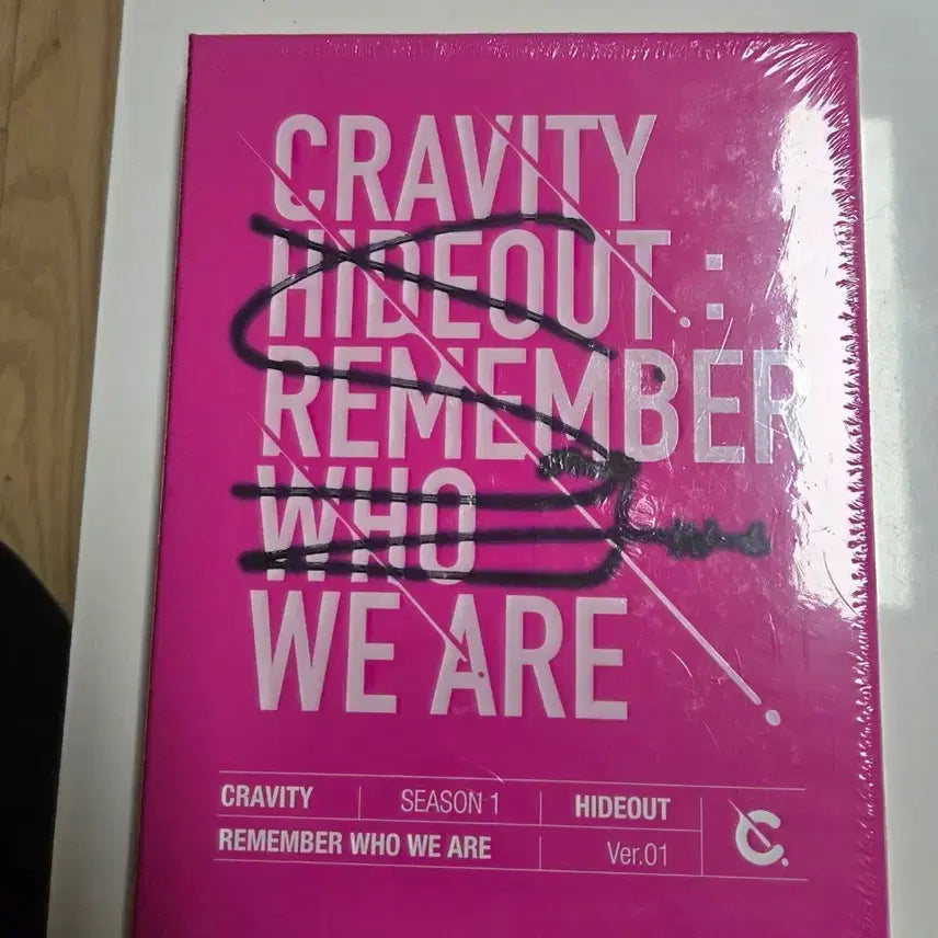 크레비티 형준 친필 싸인앨범 미개봉