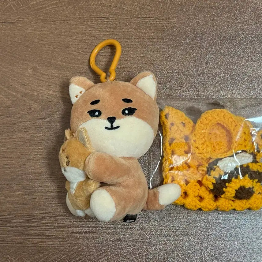 데니멀즈 마그넷 플러쉬 세트 나안아 케 + 뜨개 옷 (새상품)