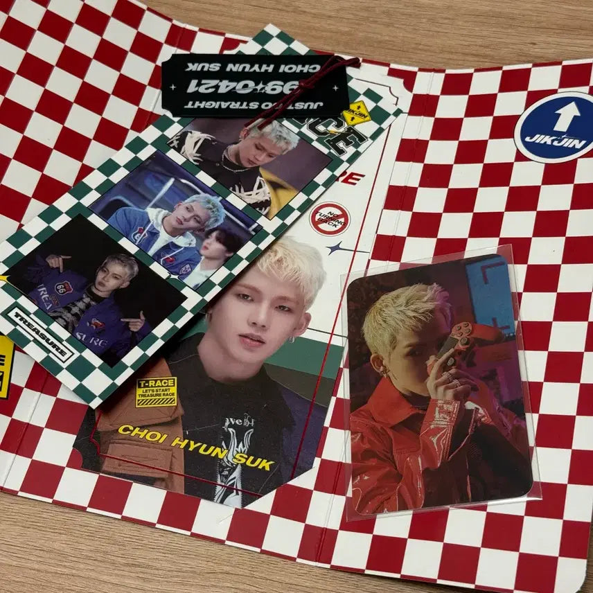 안전결제O 트레저 직진 트레이스 포토스트립 엠디 굿즈 포카 포토카드