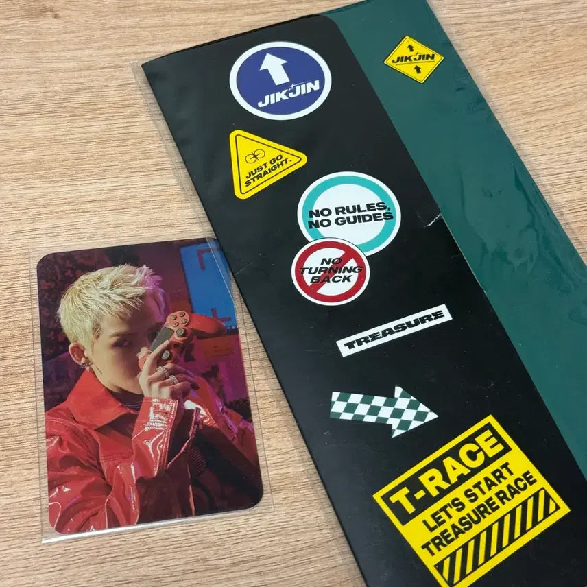 안전결제O 트레저 직진 트레이스 포토스트립 엠디 굿즈 포카 포토카드