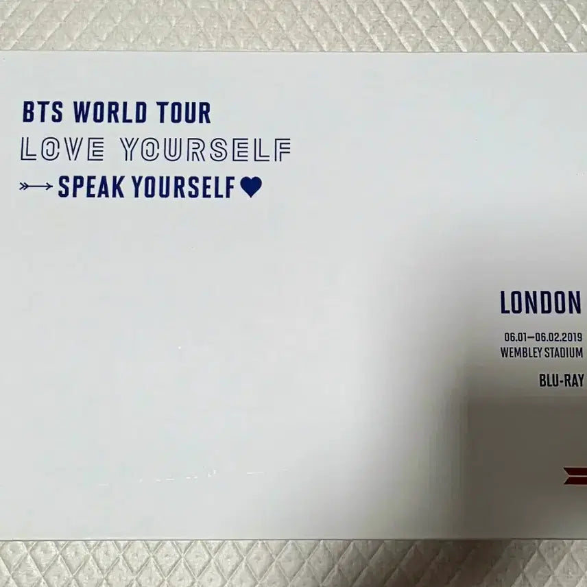 방탄소년단 bts 스픽콘 런던 웸블리 블루레이 풀박