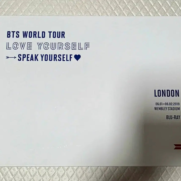 방탄소년단 bts 스픽콘 런던 웸블리 블루레이 풀박