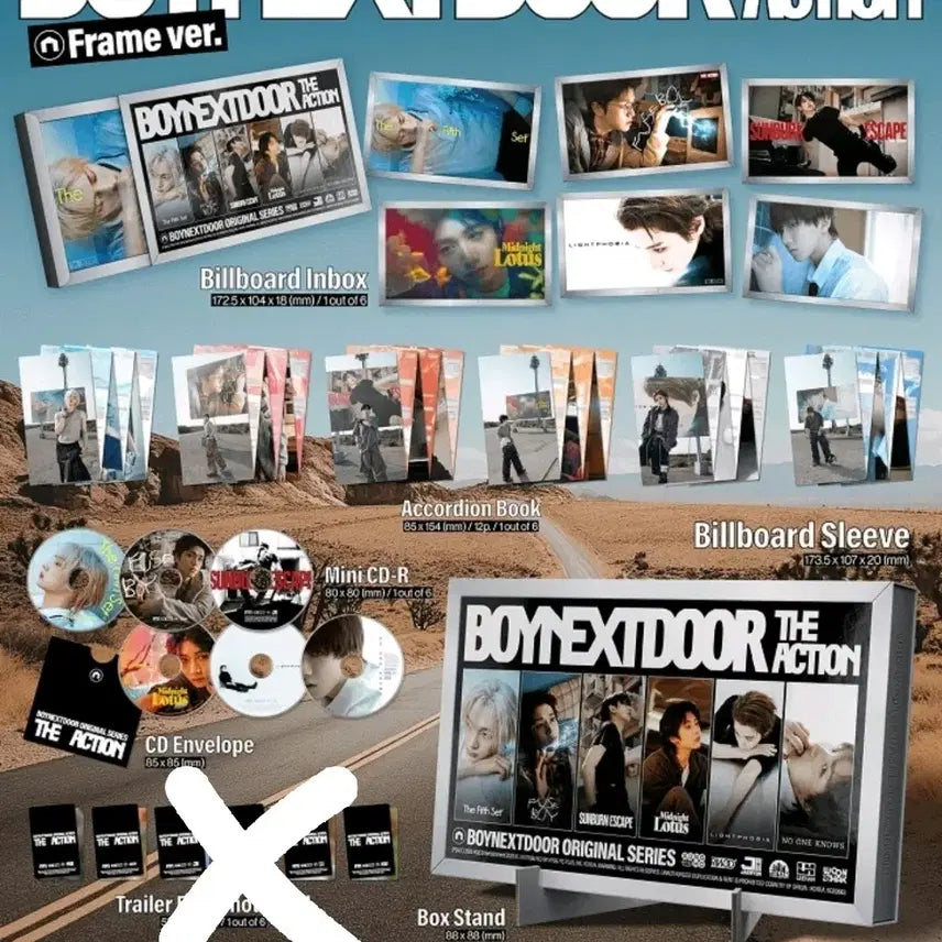 보이넥스트도어 The Action Frame ver. 앨범