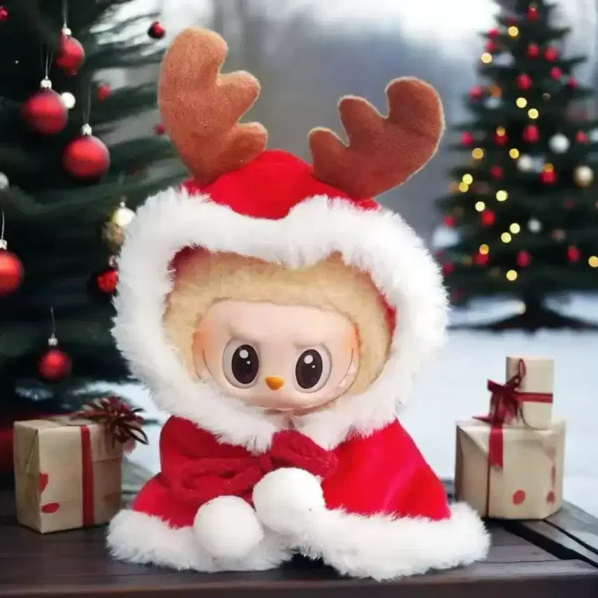 라부부 크리스마스 인형옷 산타옷 산타망토 루돌프