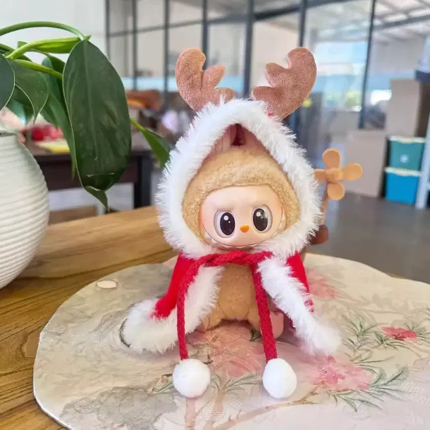 라부부 크리스마스 인형옷 산타옷 산타망토 루돌프