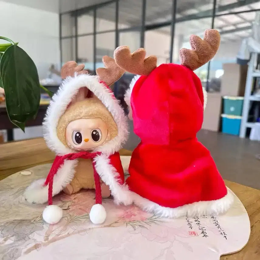 라부부 크리스마스 인형옷 산타옷 산타망토 루돌프