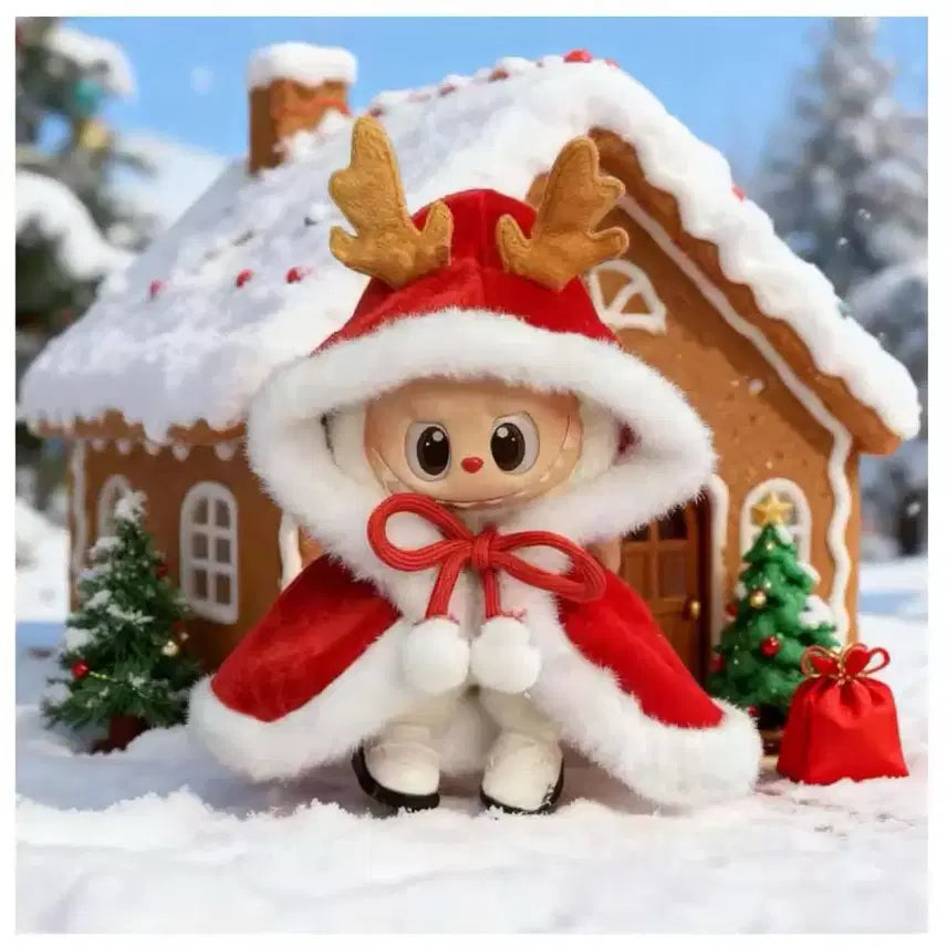 라부부 크리스마스 인형옷 산타옷 산타망토 루돌프