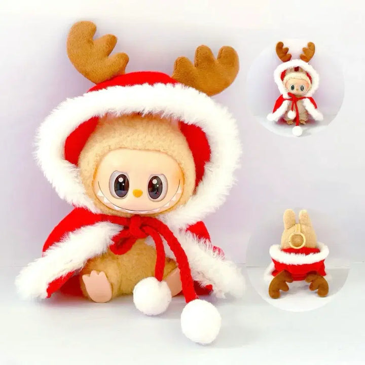 라부부 크리스마스 인형옷 산타옷 산타망토 루돌프