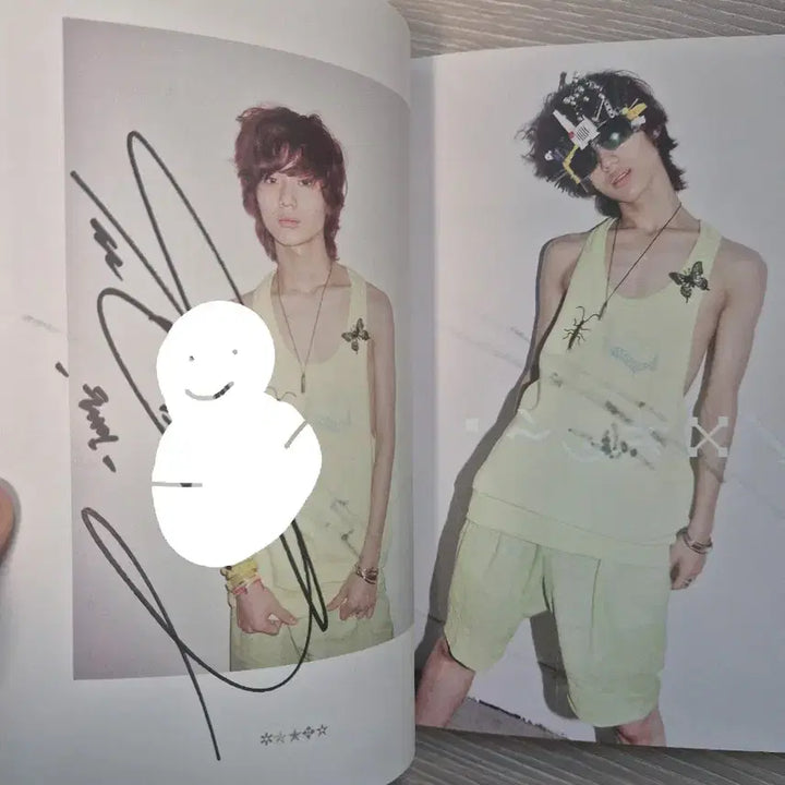 샤이니 로미오 온유 전멤버 싸인앨범