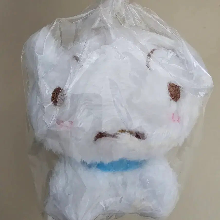 흰둥이 인형 키링