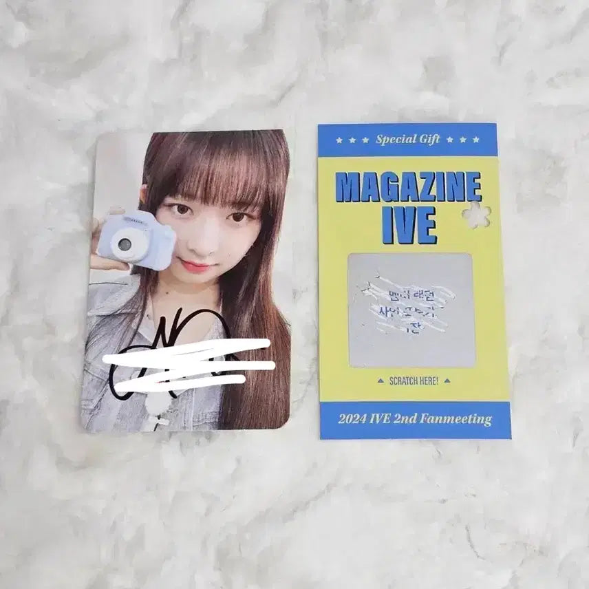 아이브 레이 팬미팅 싸인 포카 싸포 미공포 포카 양도 판매