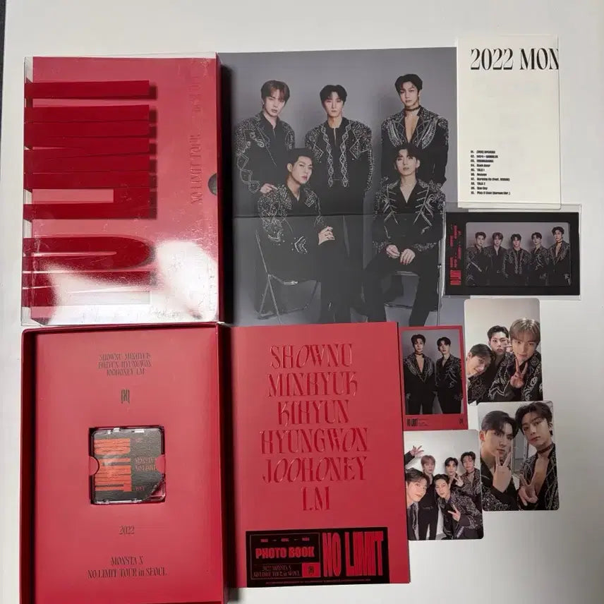 몬스타엑스 no limit kit 키트 포카포함