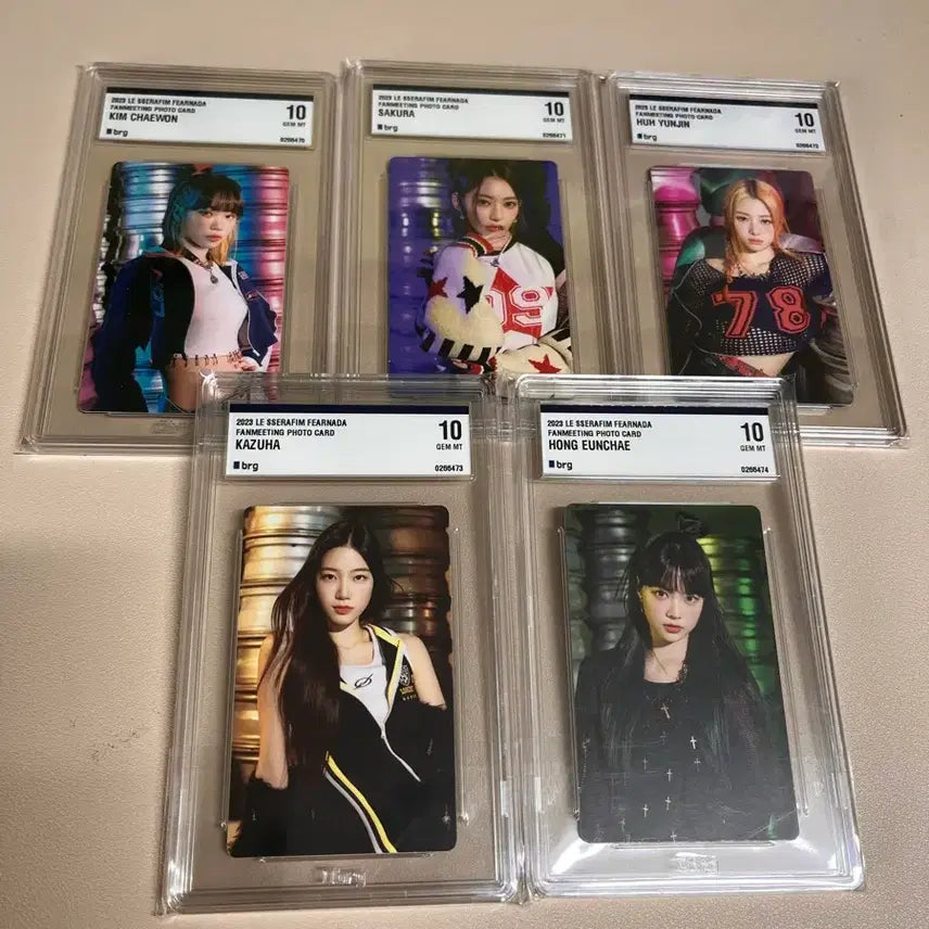 르세라핌 팬미팅 포토카드 brg10 set