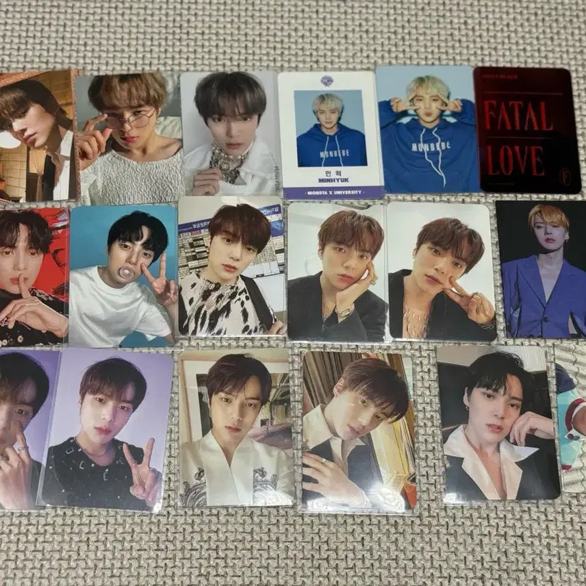 몬스타엑스 민혁 포토카드 18장