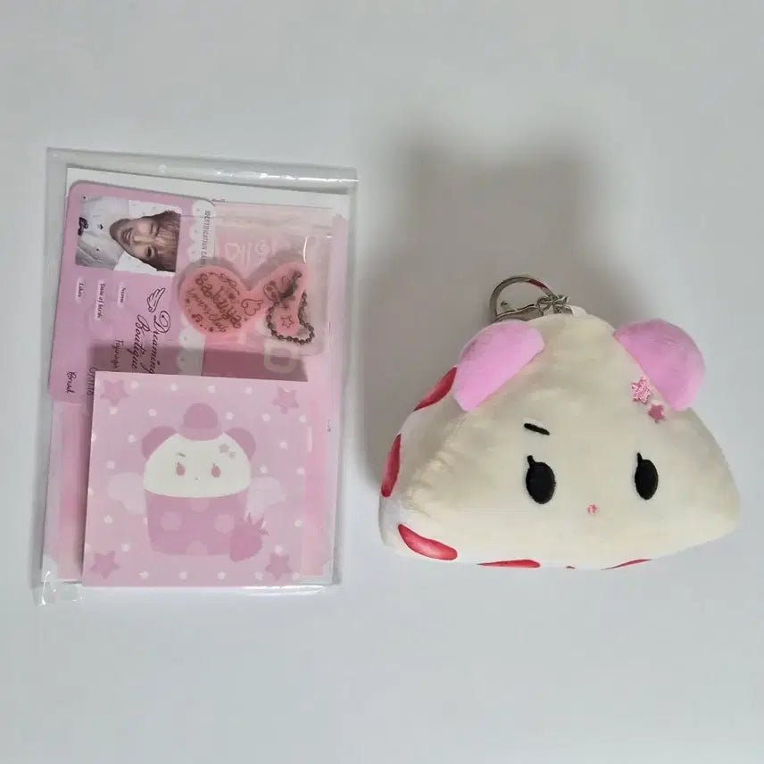 사쿠야 딸기 산도 키링 인형 위시돌 생일카페 39번지 잡화점 인형 특전