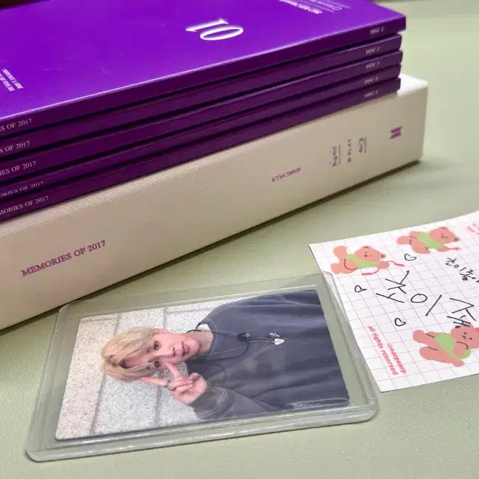 풀셋) 방탄소년단 BTS 메모리즈 2017 블루레이  + 지민 포토카드