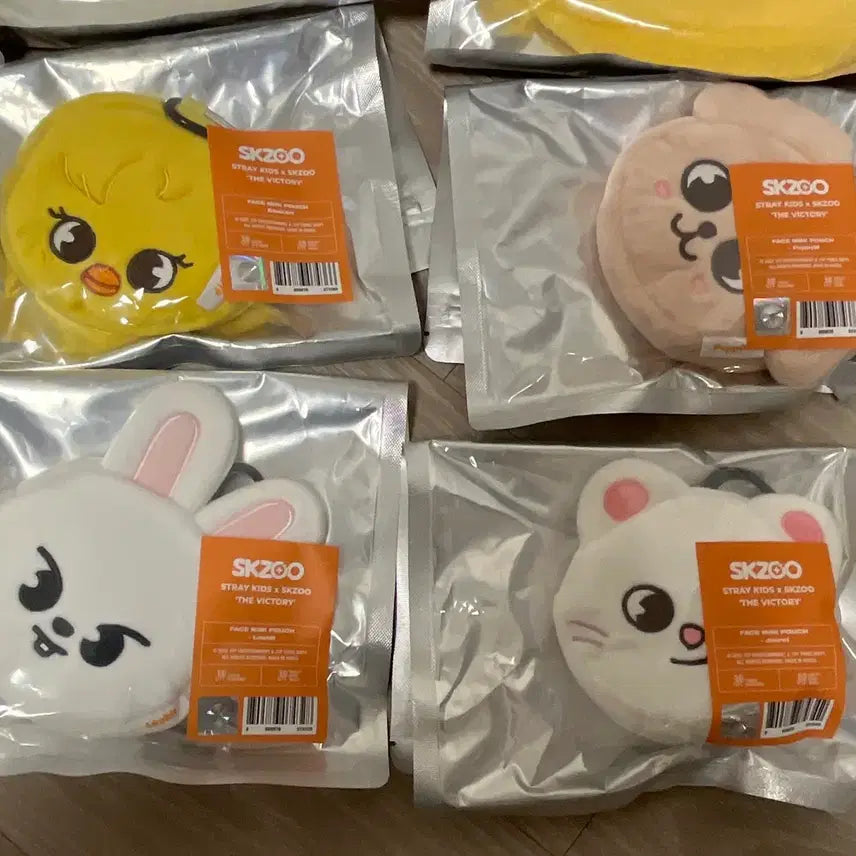 스키주 미니 파우치 인형 팝업 뽁아리 리빗 퍼핌 지니렛 현진 필릭스 리노