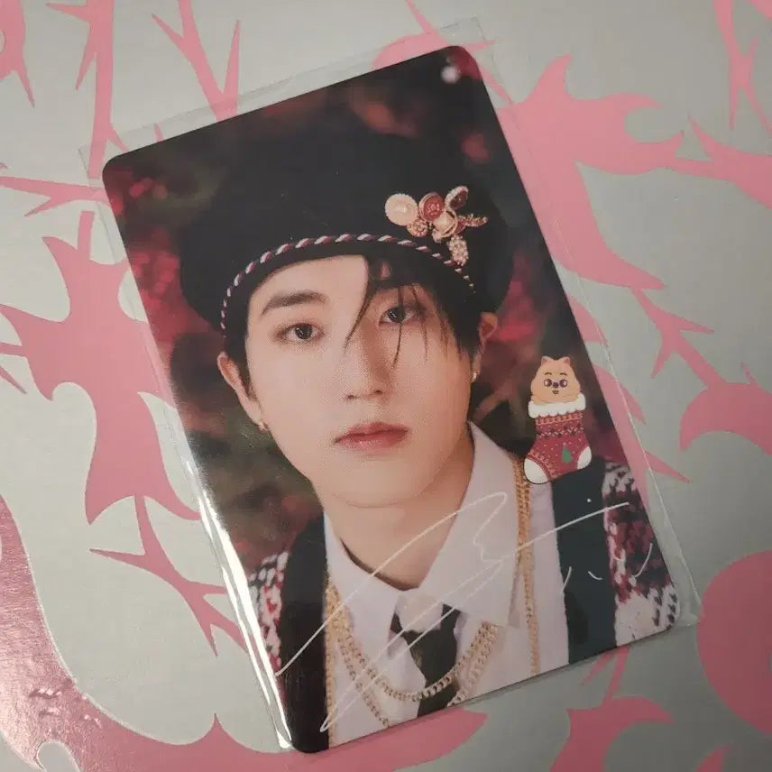 스키즈 한 포카 한지성 크리스마스 싸인포카 일본 팝업