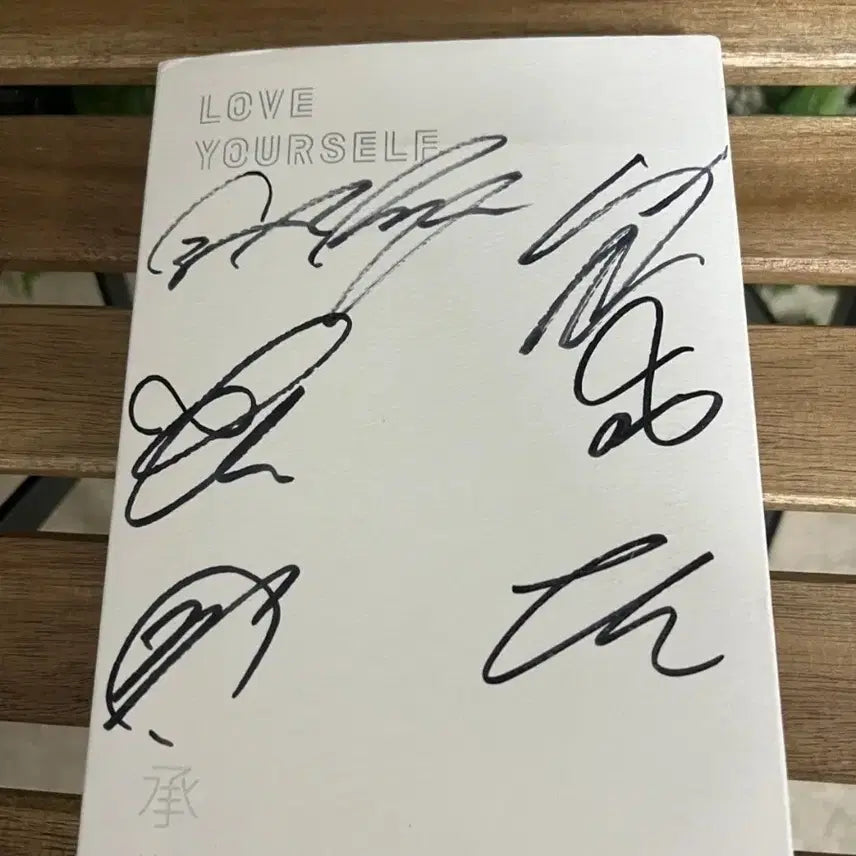 BTS친필싸인앨범+포토필름카드 CD사인 비매