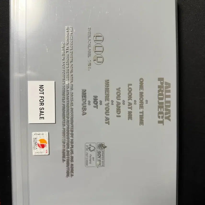 올데이 프로젝트 싸인 앨범(비매)