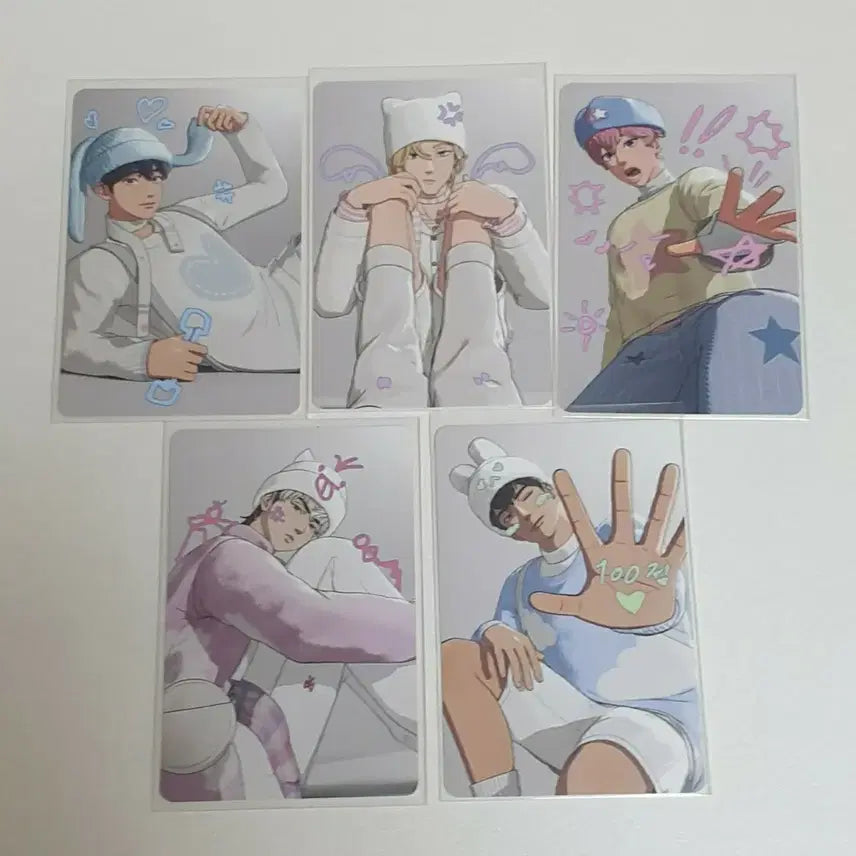 플레이브 플뿌우 포카 낙서 드로잉 세트 일괄