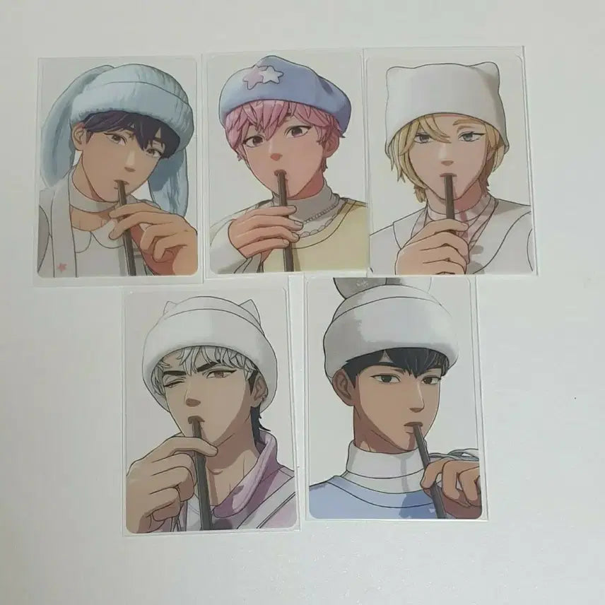 플레이브 플뿌우 빨대 포카 일괄