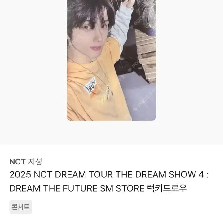 엔시티 드림 지성 포카