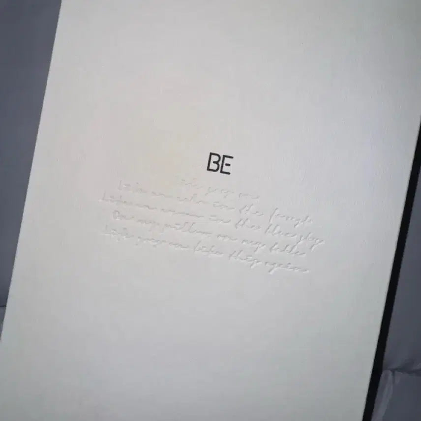 방탄소년단 BTS BE deluxe 디럭스 버전 초판본