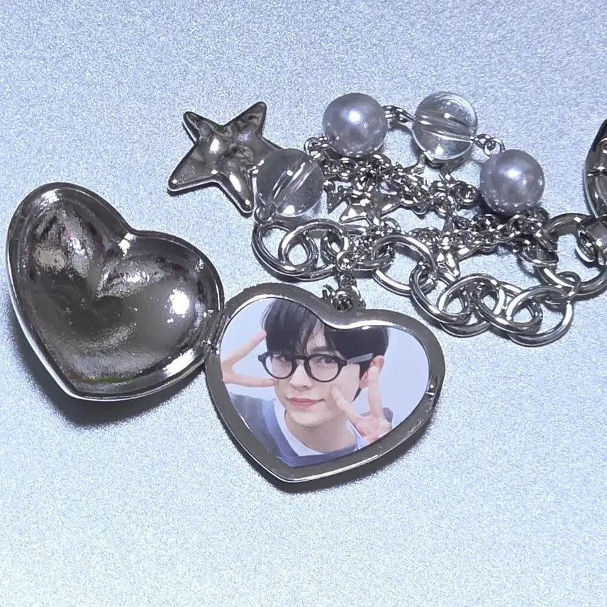 엔시티 위시 스테디 팝업 하트 팬던트 키링 유우시