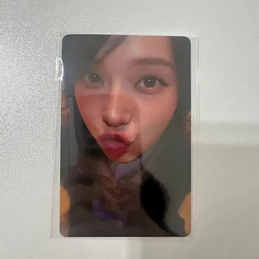 에스파 윈터 생일파티 포토카드 포카 생파 쩡파