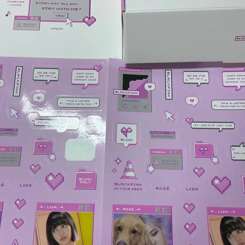 블랙핑크 데코 키트