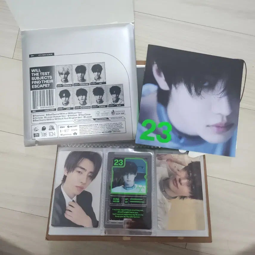 엔하이픈 unleash desire 엔진버전 성훈 포카 포함