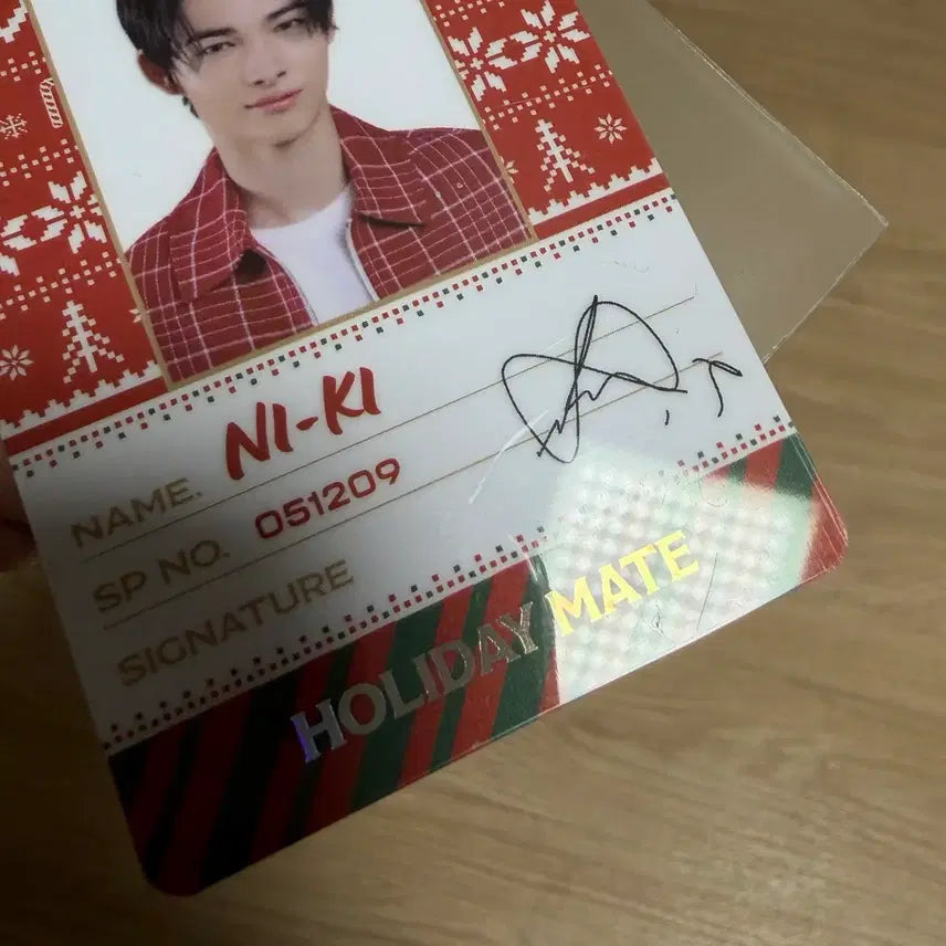 엔하이픈 월드 홀리데이 SP 카드 + 북마크 니키 (QR 미사용)