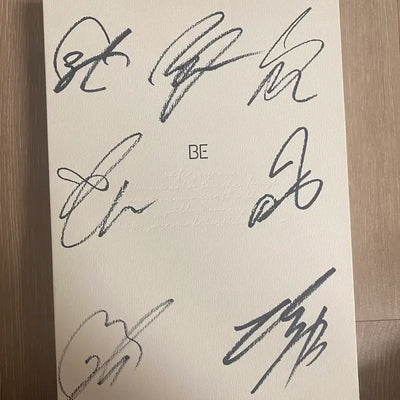 방탄소년단 BE 앨범 친필싸인(비매)