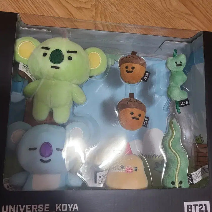 BT21 유니버스 코야 인형 풀세트 새상품