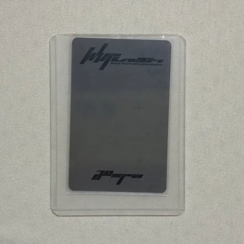 에스파 윈터 위플래쉬 워너 뮤직 스토어 포카