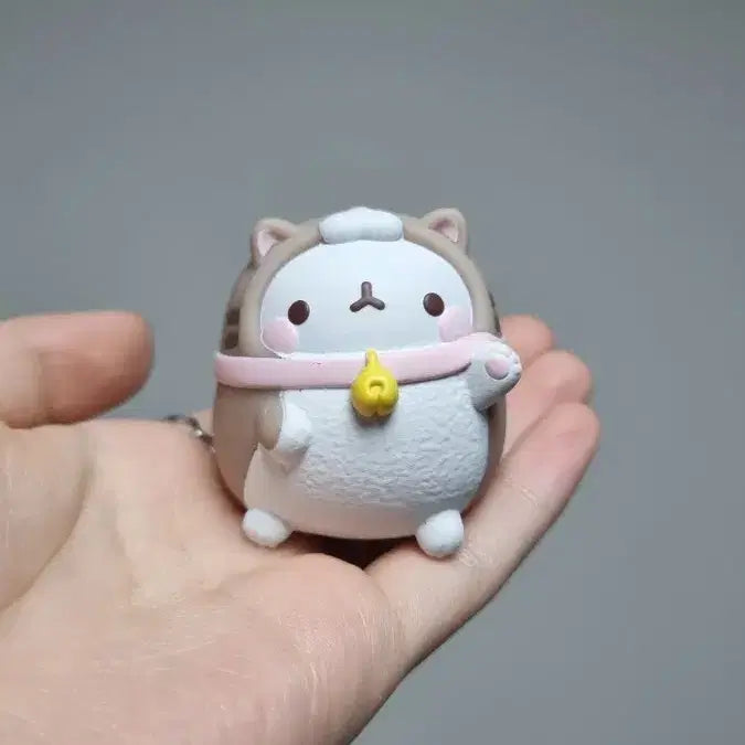 고양이 몰랑 인형 피규어