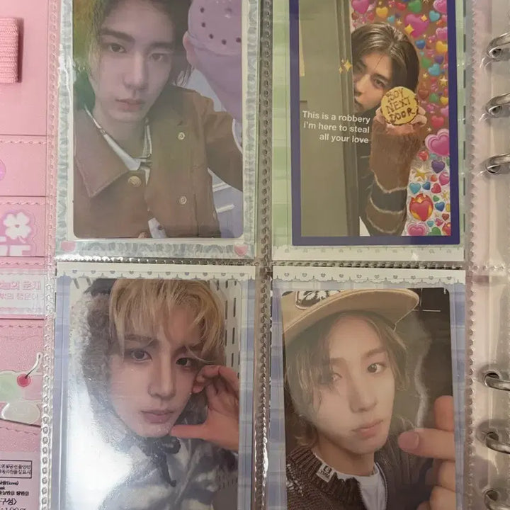 보이넥스트도어 보넥도 이한 김이한 포카 포토카드 처분 바인더 대지 엽서