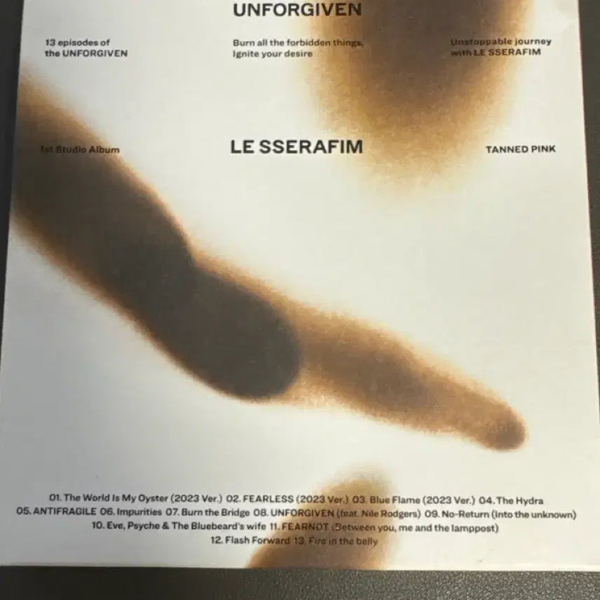 르세라핌 UNFORGIVEN 앨범 사쿠라