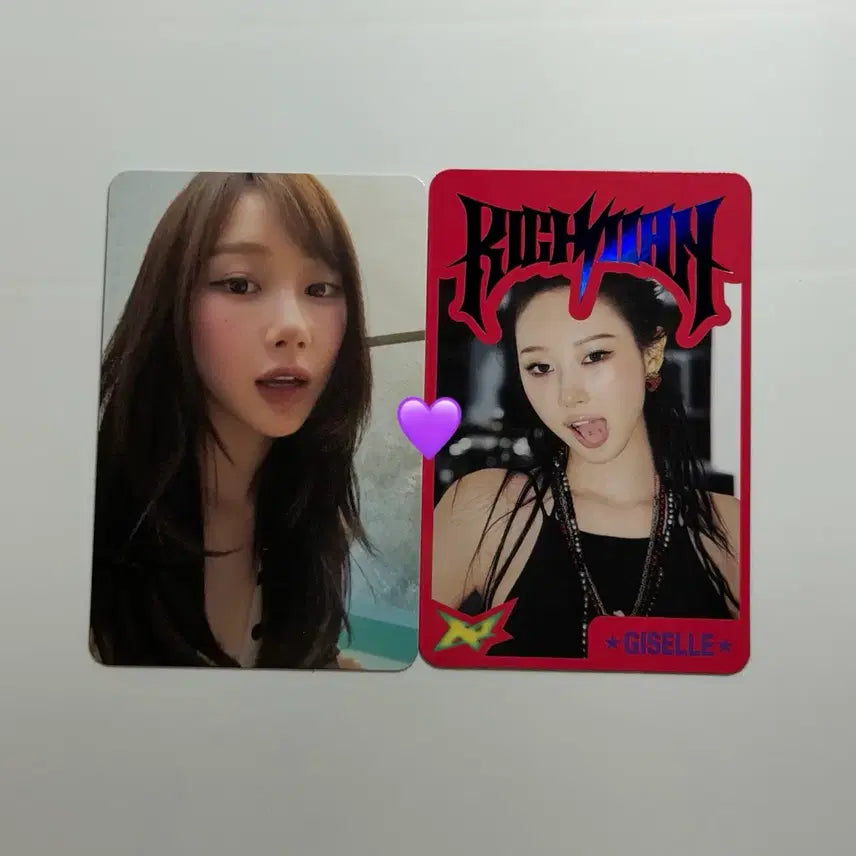 에스파 리치맨 팝업 트레카 랜포 포카 지젤 세트