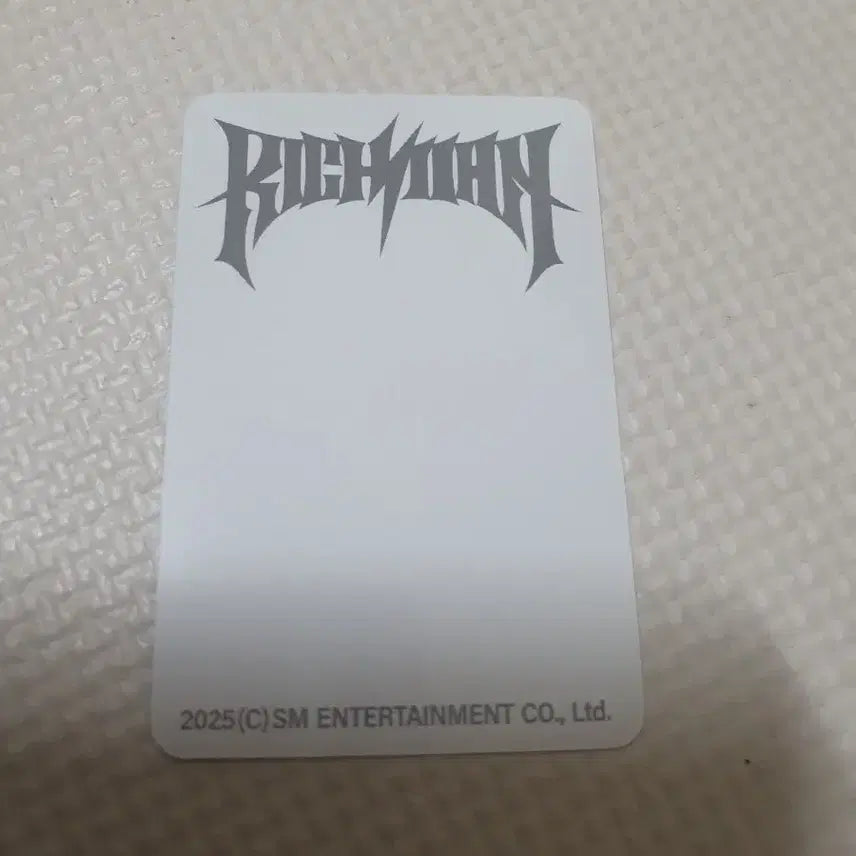 에스파 닝닝 리치맨 특전 포카