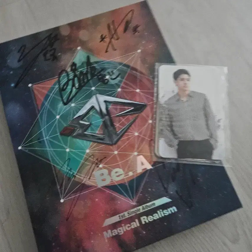 Be.A 비이아이 가물치 추억의 그룹 싸인 포카 비매