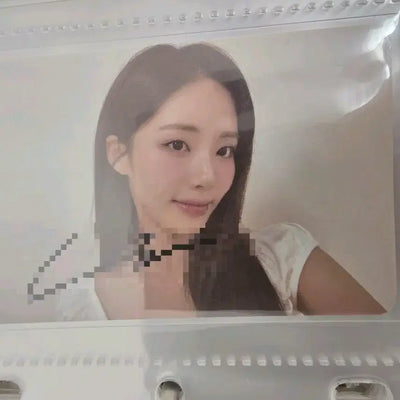 프로미스나인 박지원 프롬한정 싸인포카